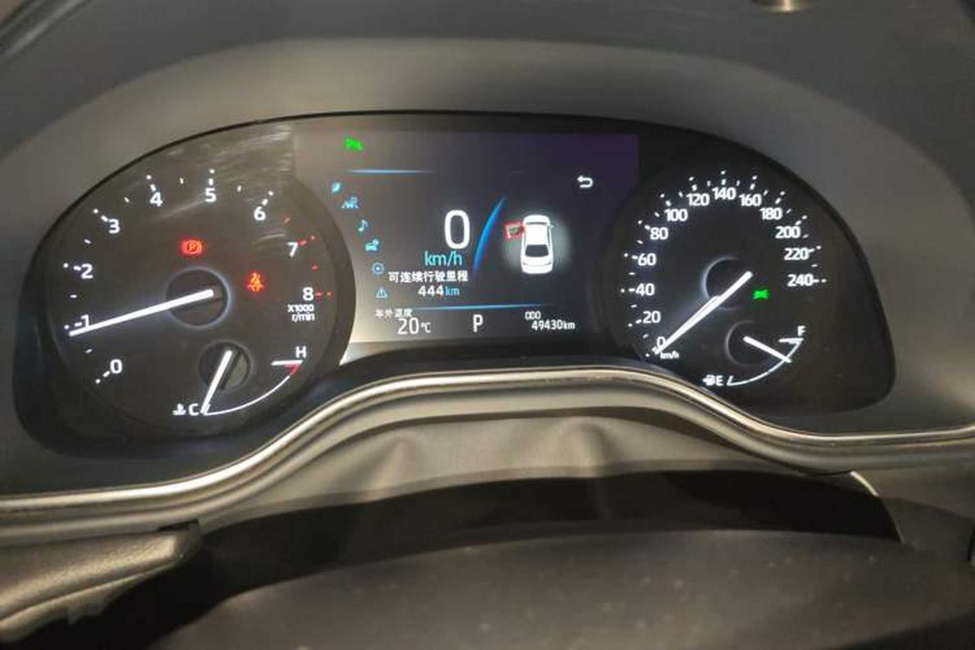Used Toyota Avalon 2021 2.5L Luxury Edition Odometer Close Up
