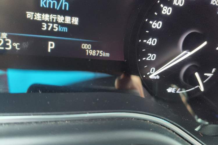 Used Toyota Avalon 2022 2.0L Luxury Edition Odometer Close Up