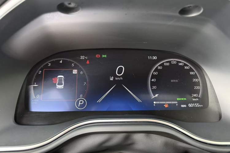 Used Toyota Avalon 2022 2.5L Touring Premium Edition Odometer Close Up