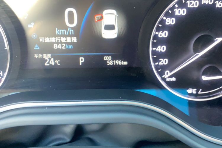 Used Toyota Avalon 2022 Dual-Engine 2.5L Luxury Edition Odometer Close Up