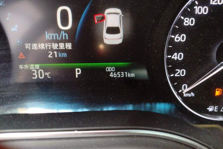 Used Toyota Avalon 2022 Dual-Engine 2.5L Luxury Edition Odometer Close Up