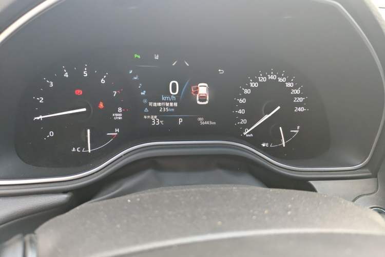 Used Toyota Avalon 2022 2.5L Luxury Edition Odometer Close Up