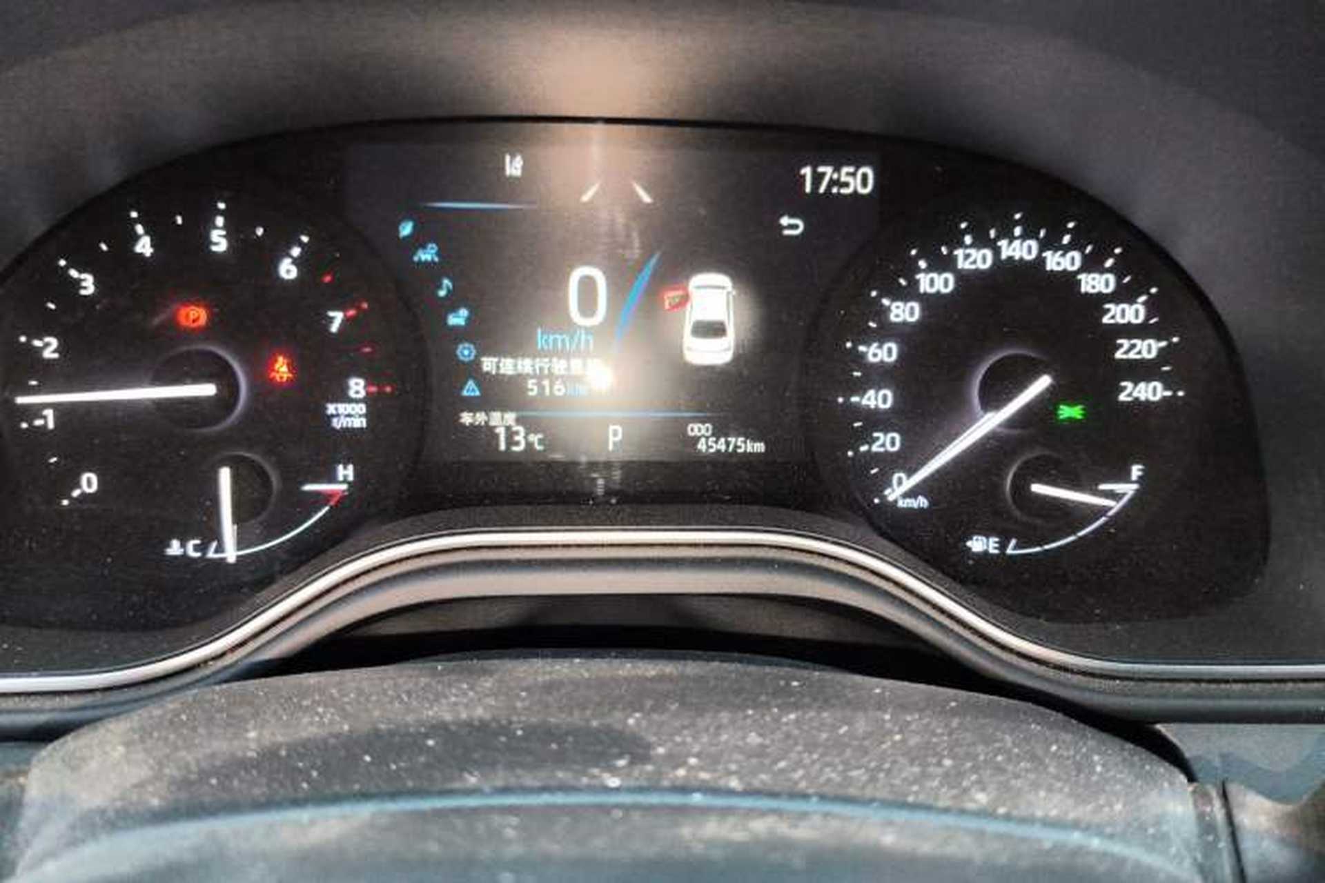 Used Toyota Avalon 2022 2.0L Luxury Edition Odometer Close Up