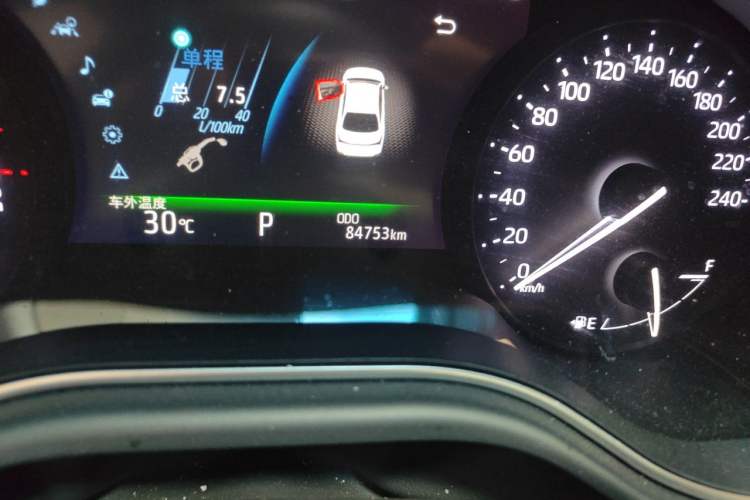 Used Toyota Avalon 2022 2.5L Luxury Edition Odometer Close Up