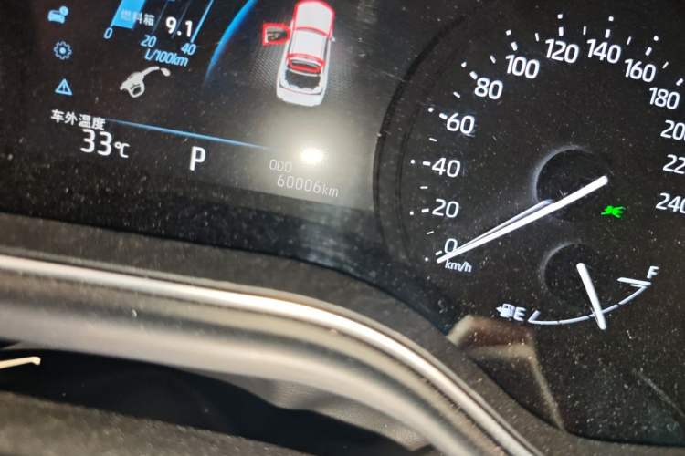 Used Toyota Avalon 2022 2.5L Luxury Edition Odometer Close Up