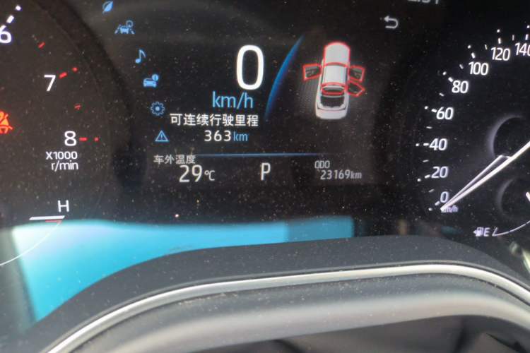Used Toyota Avalon 2022 2.5L Luxury Edition Odometer Close Up