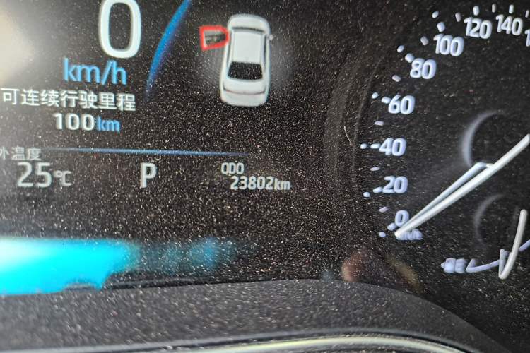 Used Toyota Avalon 2022 2.0L Ambition Edition Odometer Close Up