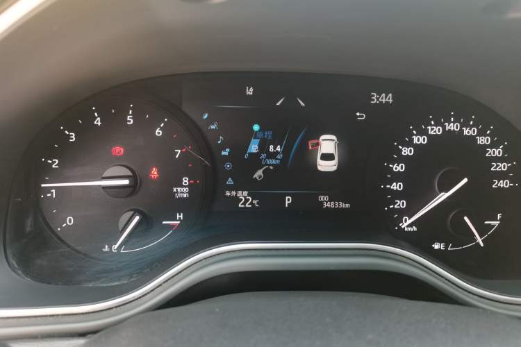 Used Toyota Avalon 2023 2.5L Luxury Edition Odometer Close Up