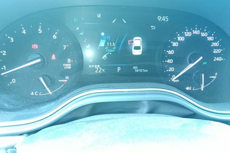 Used Toyota Avalon 2023 2.5L Luxury Edition Odometer Close Up