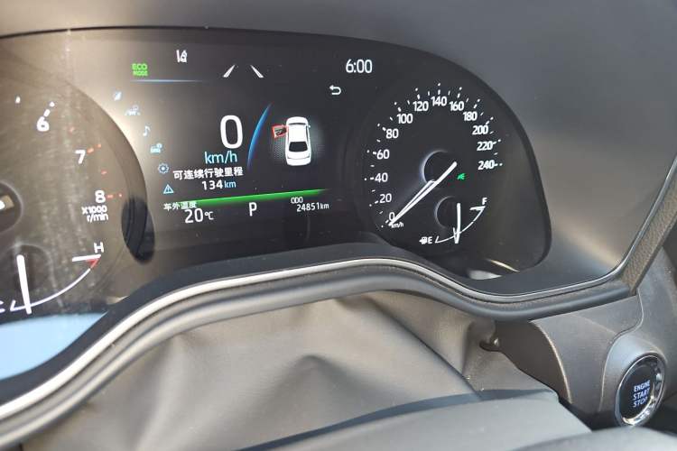 Used Toyota Avalon 2023 2.5L Luxury Edition Odometer Close Up