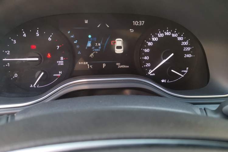 Used Toyota Avalon 2023 2.0L Premium Edition Odometer Close Up