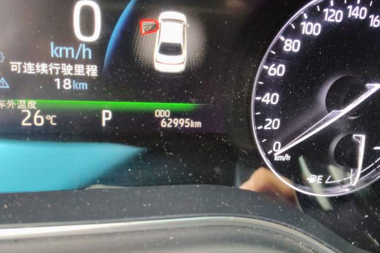 Used Toyota Avalon 2023 Dual-Motor 2.5L Progressive Edition Odometer Close Up