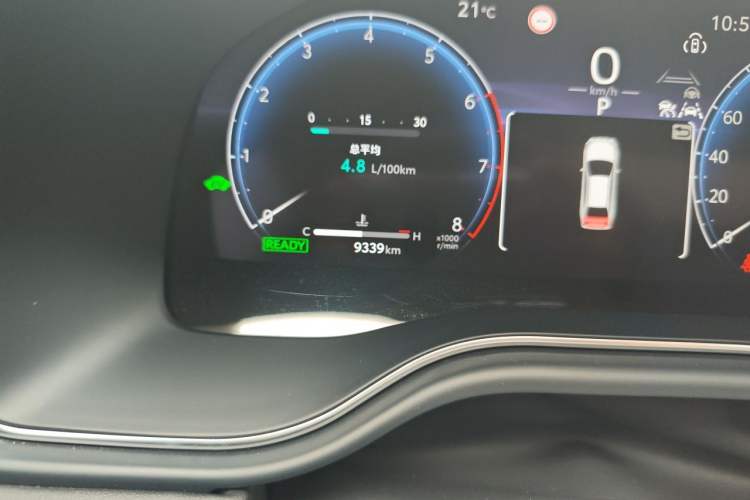 Used Toyota Avalon 2024 Dual-Motor 2.0L Luxury Edition Odometer Close Up