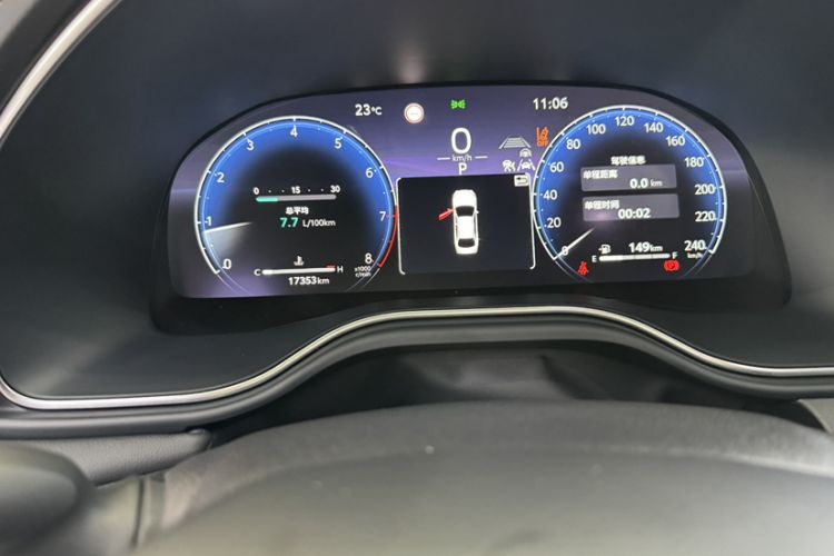 Used Toyota Avalon 2024 2.0L Luxury Edition Odometer Close Up