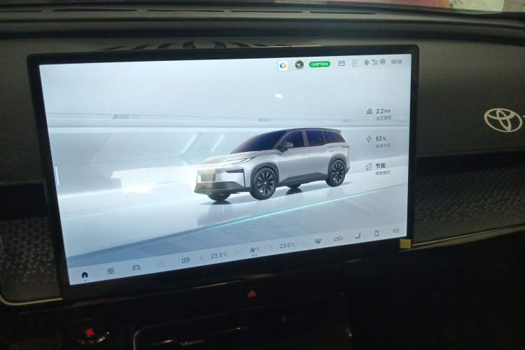 Used Toyota BZ 3X 2025 520 Pro Audio And AC Panel