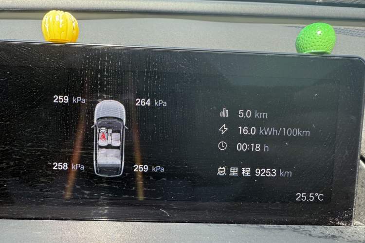 Used Toyota BZ 3X 2025 520 Pro+ LiDAR Edition Odometer Close Up
