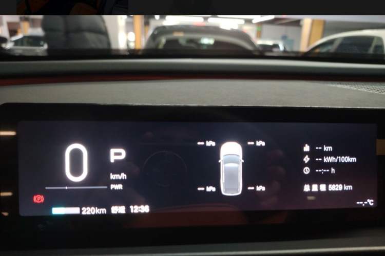 Used Toyota BZ 3X 2025 520 Pro+ Odometer Close Up