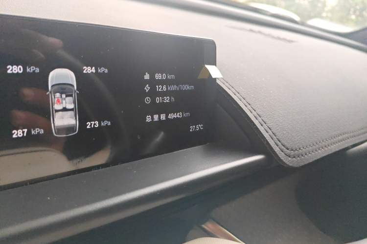 Used Toyota BZ 3X 2025 520 Pro Odometer Close Up