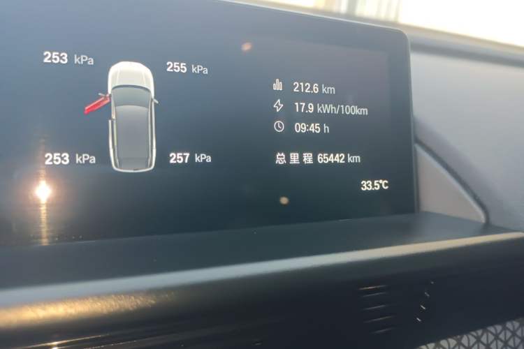 Used Toyota BZ 3X 2025 520 Pro+ Odometer Close Up