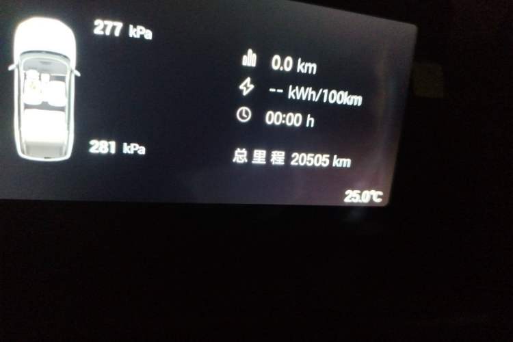 Used Toyota BZ 3X 2025 520 Pro+ Odometer Close Up