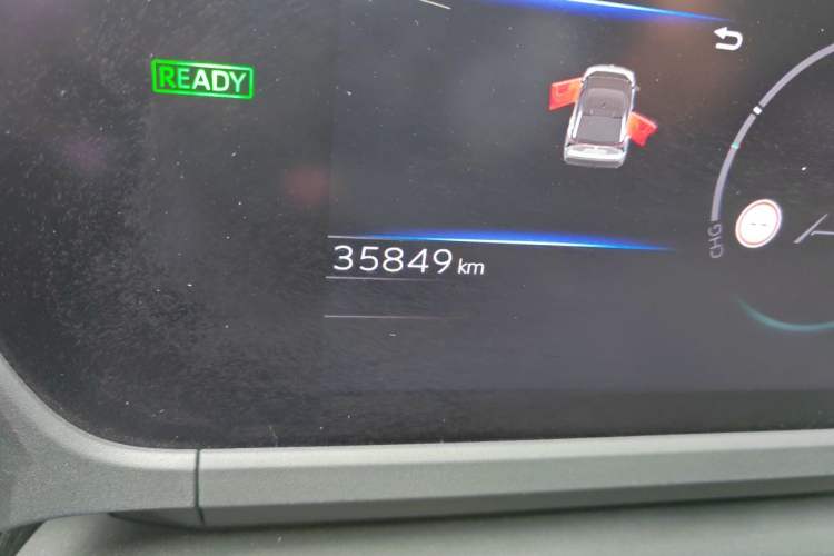 Used Toyota BZ 4X 2024 615 AIR Edition Odometer Close Up