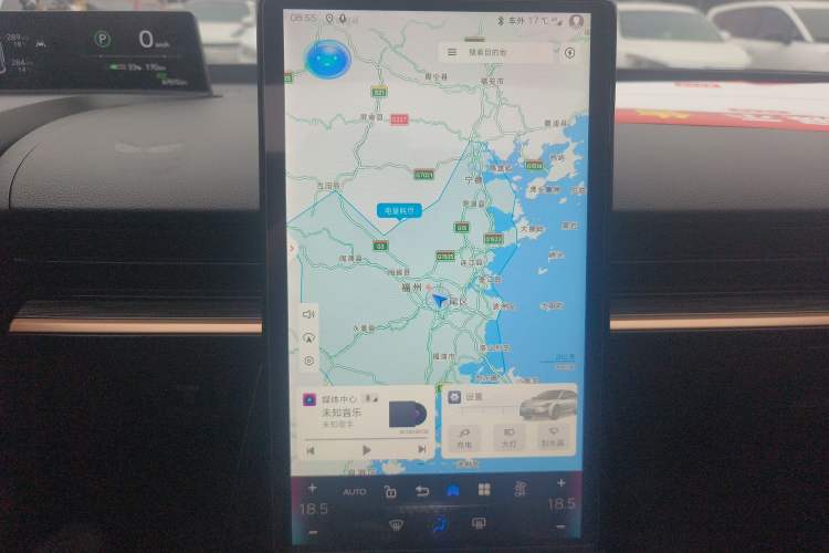 Used Toyota bZ3 2023 517 km Elite PRO Audio And AC Panel