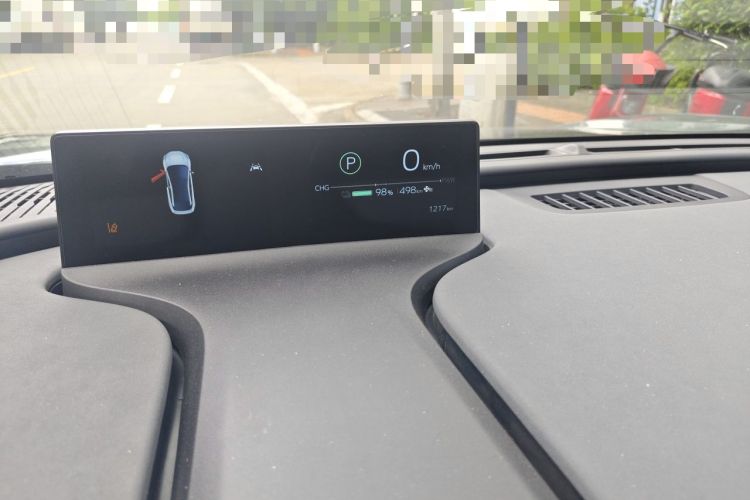 Used Toyota bZ3 2026 Model, Smart Home PRO Odometer Close Up