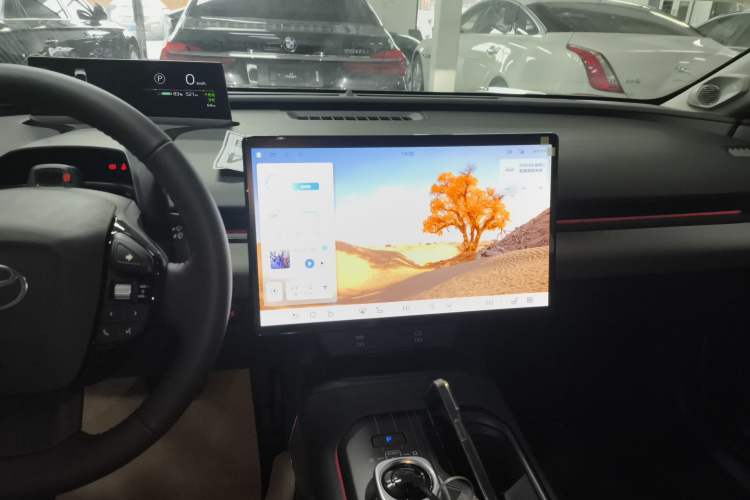 Used Toyota bZ5 2025 Model 630 MAX Smart Driving Edition Audio And AC Panel