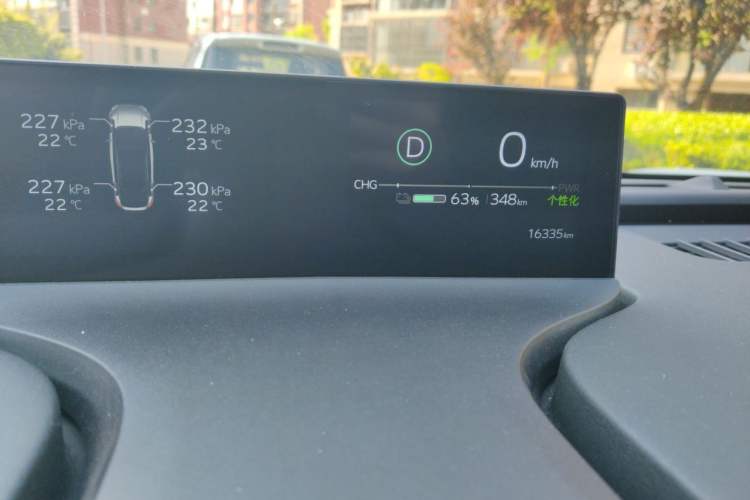 Used Toyota bZ5 2025 Model 550 JOY Odometer Close Up