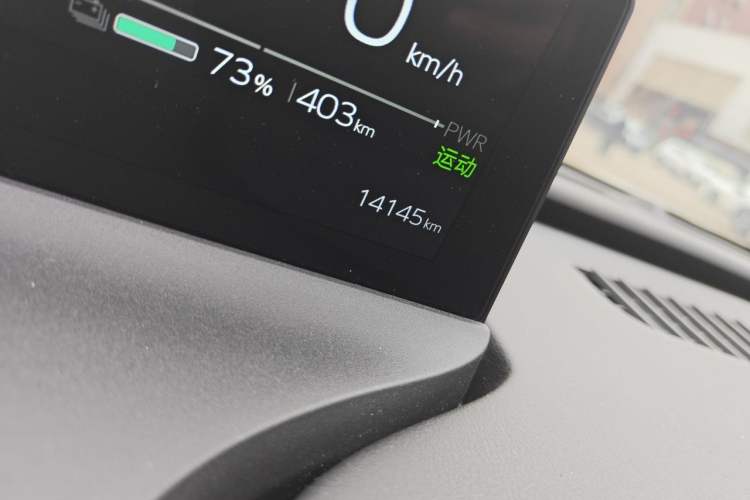 Used Toyota bZ5 2025 Model 550 PRO Smart Driving Edition Odometer Close Up