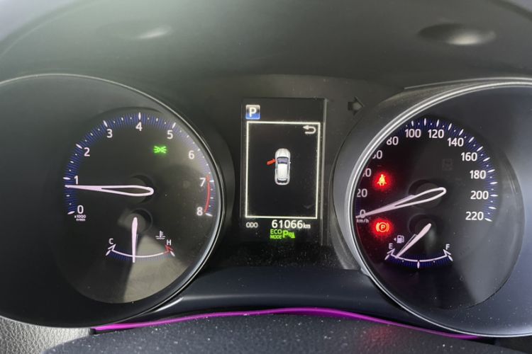 Used Toyota C-HR 2018 2.0L Luxury Sunroof Version China V Emission Standard Odometer Close Up