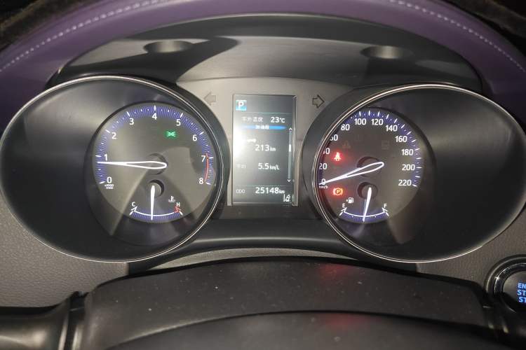 Used Toyota C-HR 2018 2.0L Leading Edition China VI Odometer Close Up