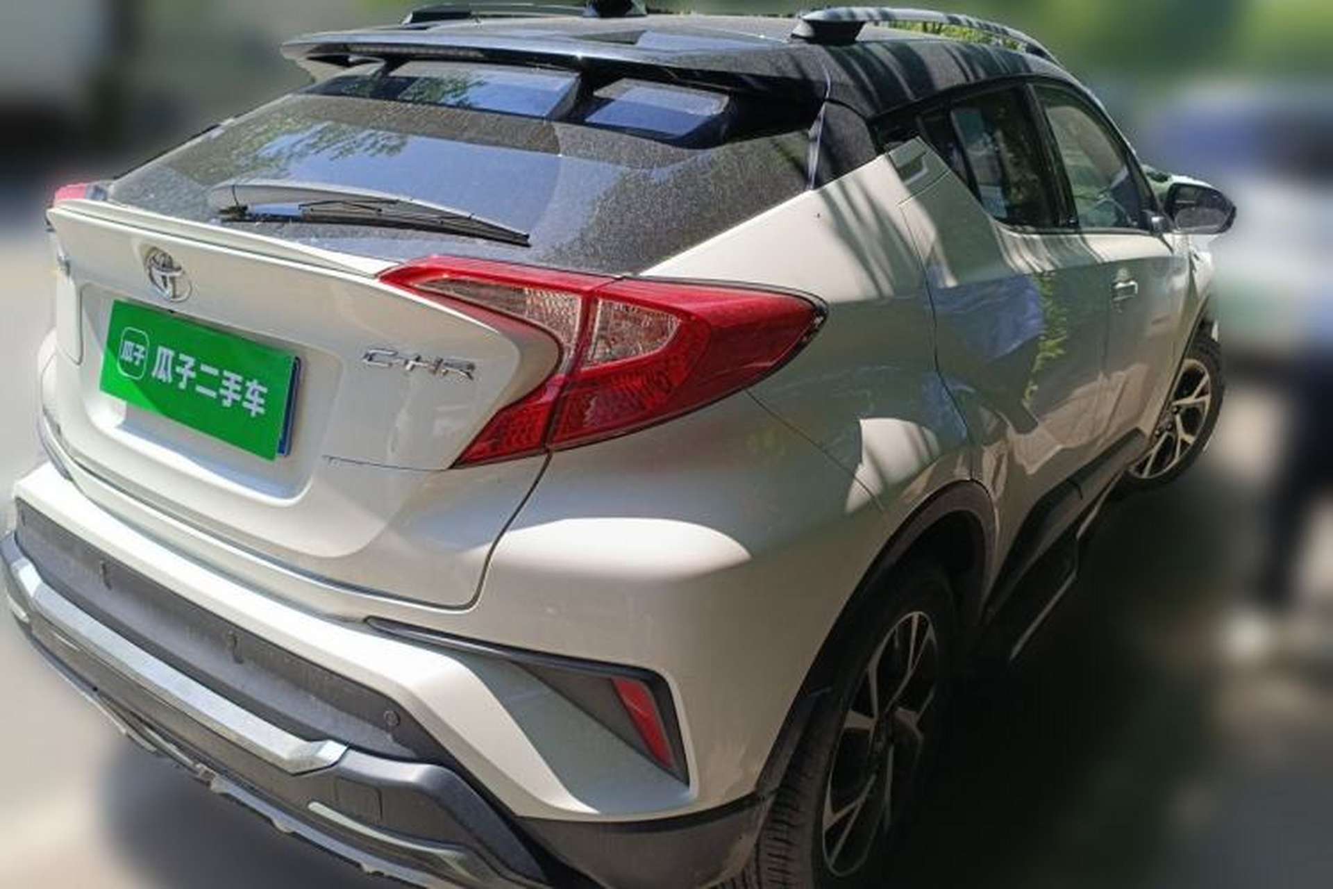 Used Toyota C-HR 2018 2.0L Leading with Sunroof China VI Standard Rear Right 45 Deg