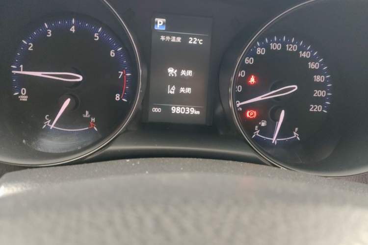 Used Toyota C-HR 2018 2.0L Leading Edition China VI Odometer Close Up
