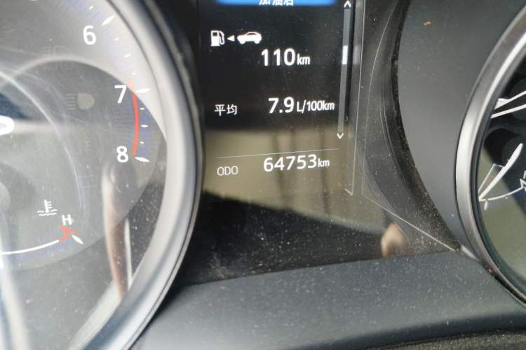 Used Toyota C-HR 2020 2.0L Comfort Edition Odometer Close Up