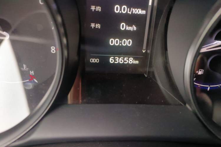 Used Toyota C-HR 2020 2.0L Leading Edition Odometer Close Up