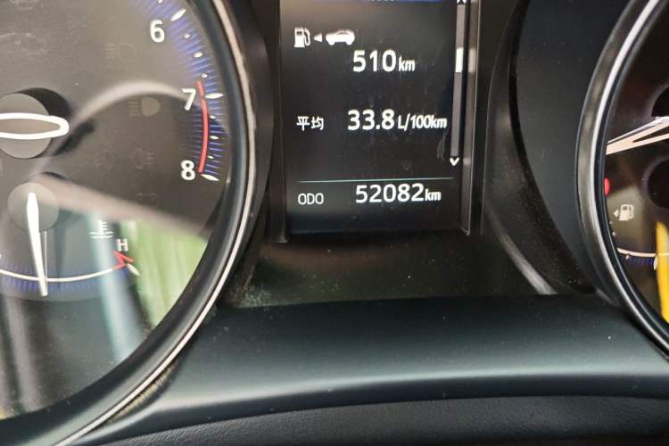 Used Toyota C-HR 2020 2.0L Comfort Edition Odometer Close Up