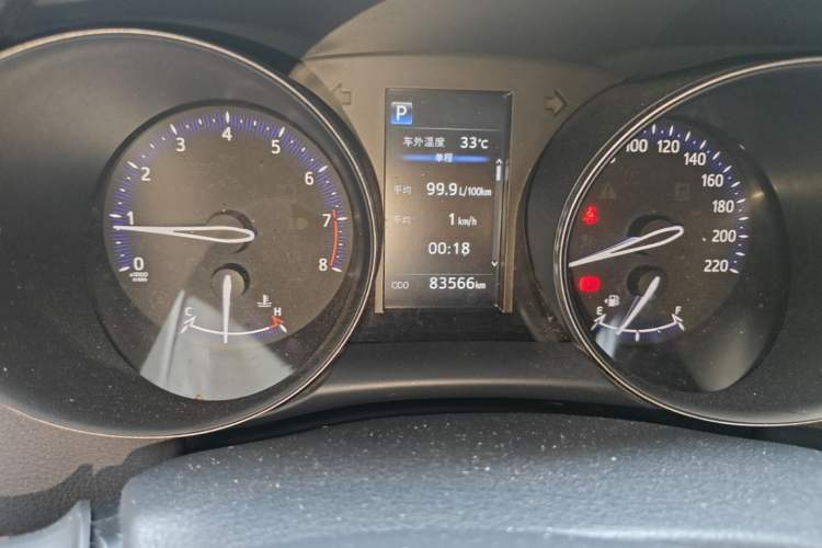 Used Toyota C-HR 2020 2.0L Leading Edition Odometer Close Up