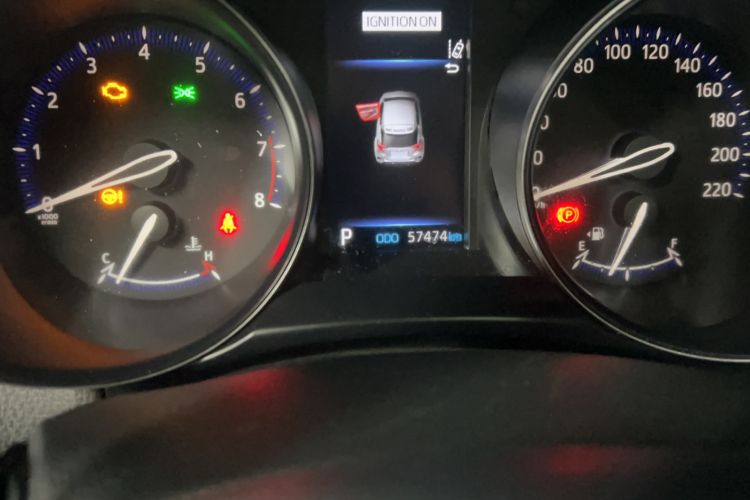 Used Toyota C-HR 2021 2.0L Comfort Edition Odometer Close Up