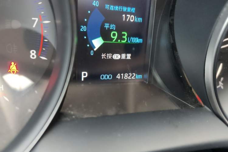Used Toyota C-HR 2021 2.0L Luxury Edition Odometer Close Up