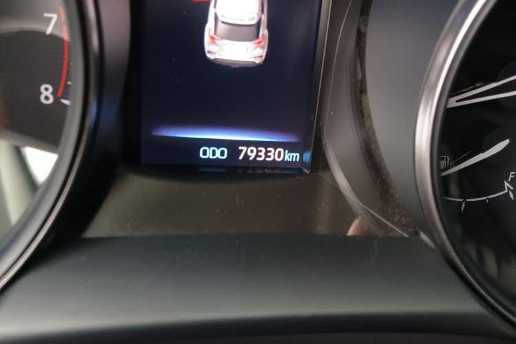 Used Toyota C-HR 2021 2.0L Luxury Edition Odometer Close Up
