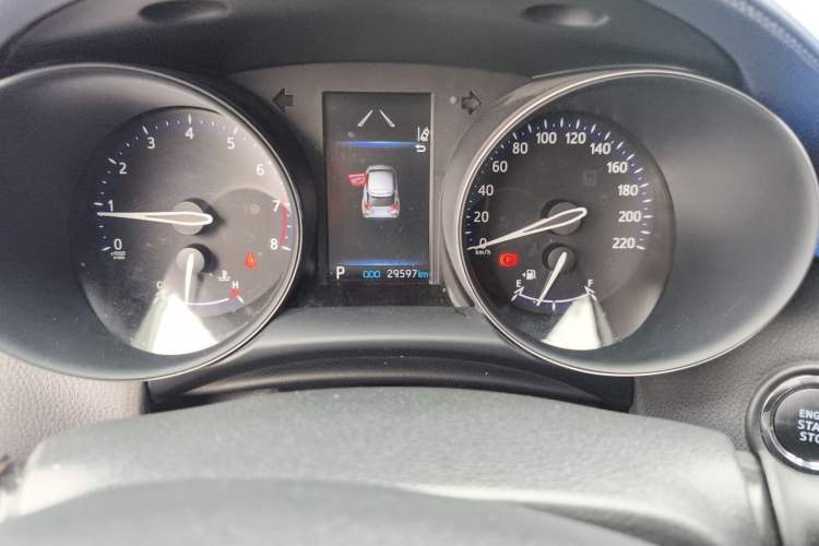 Used Toyota C-HR 2022 2.0L Comfort Edition Odometer Close Up