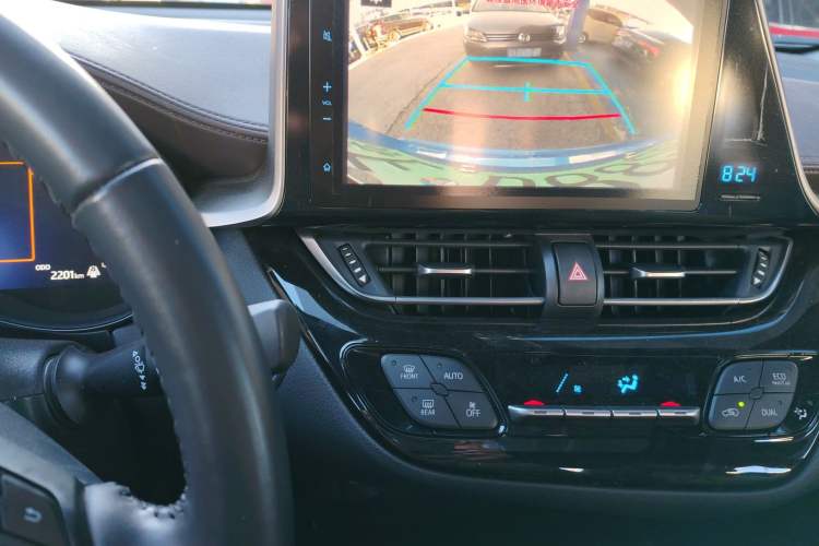 Used Toyota C-HR EV 2020 Deluxe Sunroof Edition Audio And AC Panel