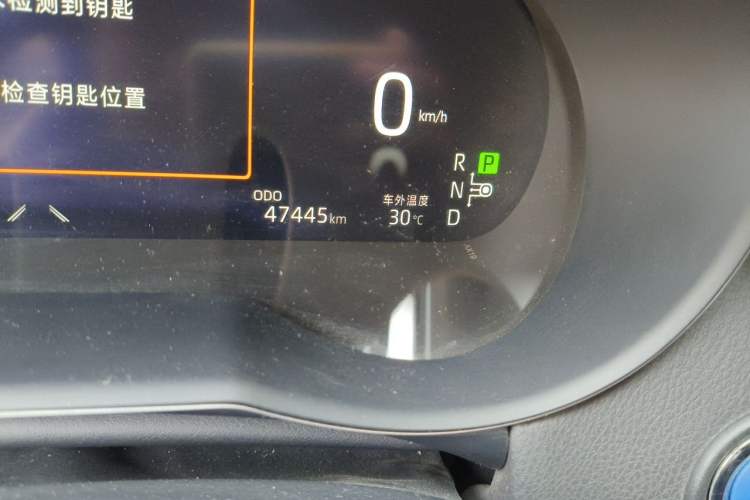 Used Toyota C-HR EV 2020 Deluxe Sunroof Edition Odometer Close Up