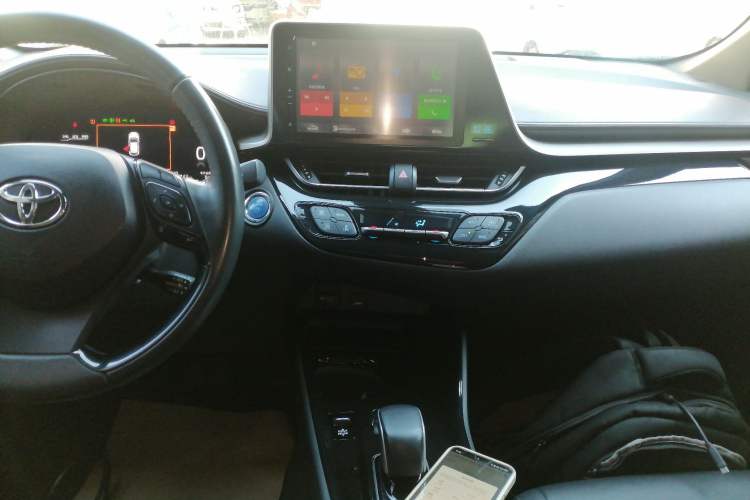 Used Toyota C-HR EV 2020 Deluxe Sunroof Edition Audio And AC Panel