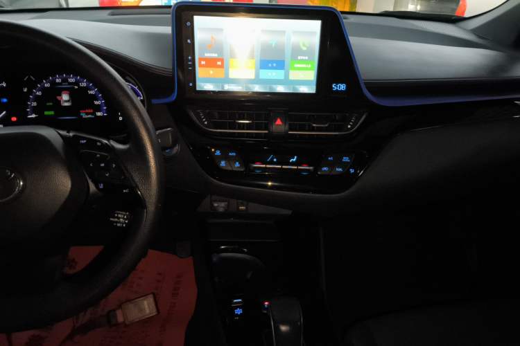 Used Toyota C-HR EV 2020 Luxury Sunroof Edition Audio And AC Panel