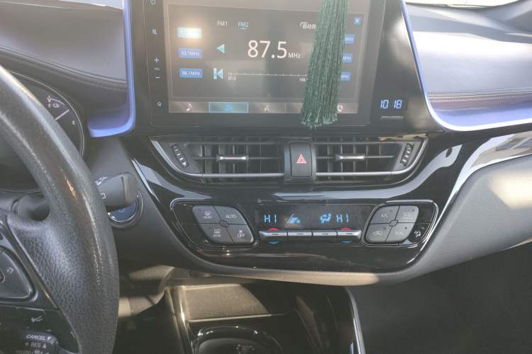 Used Toyota C-HR EV 2020 Luxury Sunroof Edition Audio And AC Panel