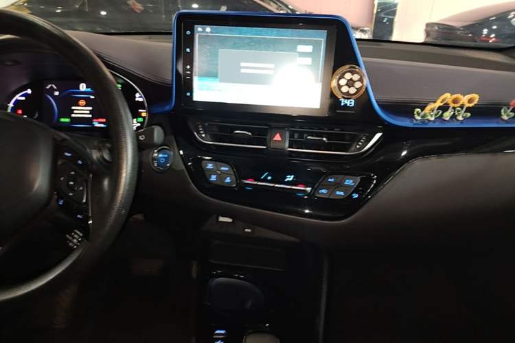Used Toyota C-HR EV 2020 Luxury Sunroof Edition Audio And AC Panel