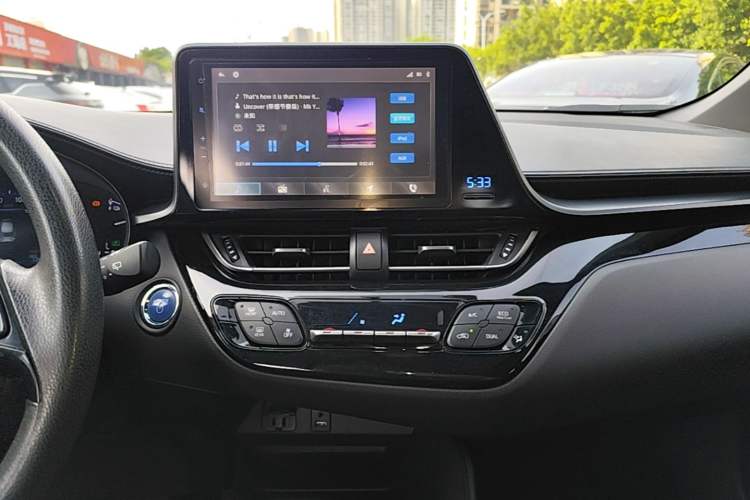 Used Toyota C-HR EV 2020 Leading Edition Audio And AC Panel