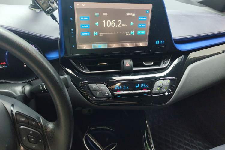 Used Toyota C-HR EV 2020 Luxury Sunroof Edition Audio And AC Panel